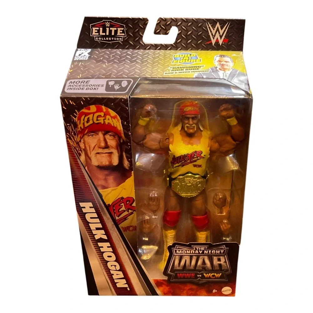 WWE Elite Hulk Hogan The Monday Night War WCW Nitro Action Figure BAF In Hand